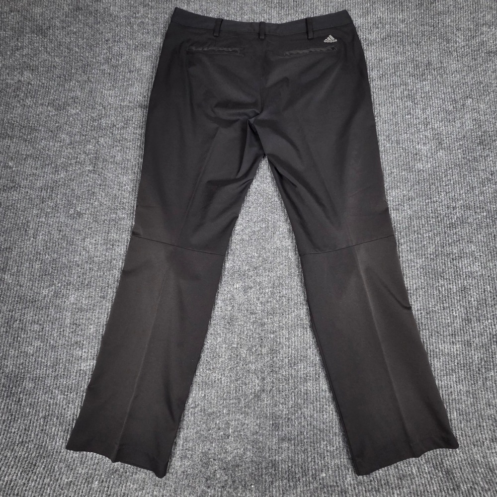 Adidas Puremotion Mens Black Golf Pants Size 36x32 Coolmax Performance